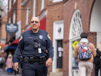 UPD Officer Goode on the UVA Corner
